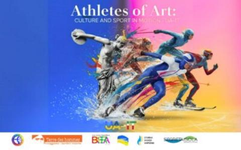 locandina del progetto Athletes of Art