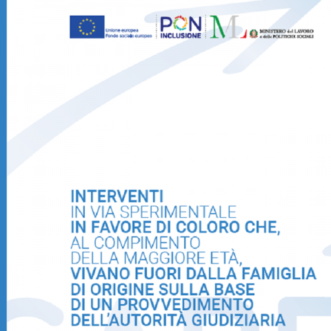 cover della pubblicazione Interventi in via sperimentale in favore dei Care leavers