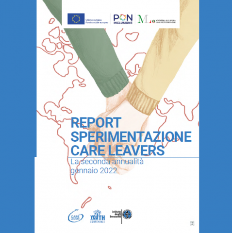 cover del report sperimentazione care leavers seconda annualità