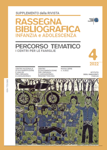cover del Percorso tematico su I Centri per le famiglie supplemento alla RB 4/2022