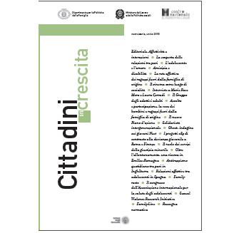 copertina della rivista Cittadini in crescita numero unico 2015