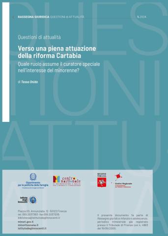 Cover Verso una piena attuazione della riforma Cartabia