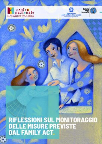 Cover del report Riflessioni sul monitoraggio delle misure previste dal family act