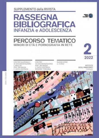 cover del Percorso tematico su Minori di età e pornografia in rete. Supplemento RB 2/22