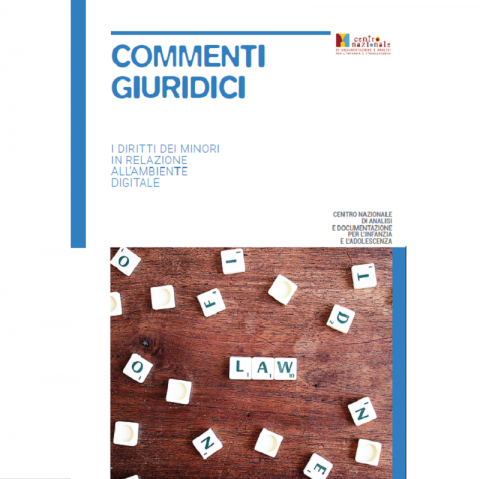 copertina del commento giuridico su Diritti dei minori e ambiente digitale
