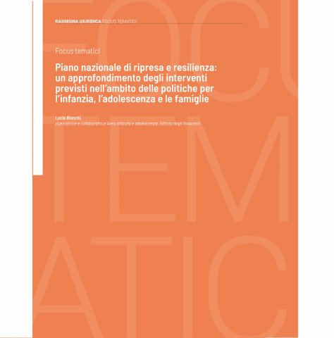 copertina del Focus giuridico sul PNRR