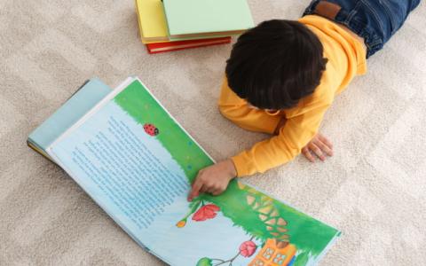 immagine di bambino che legge per evocare il tema della Giornata nazionale per la promozione della lettura