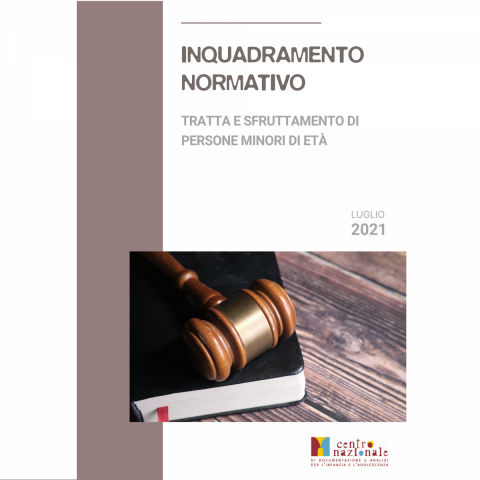 copertina dell'Inquadramento normativo su Tratta e sfruttamento