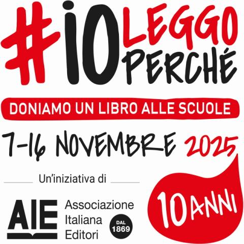 logo di #ioleggoperché 2025
