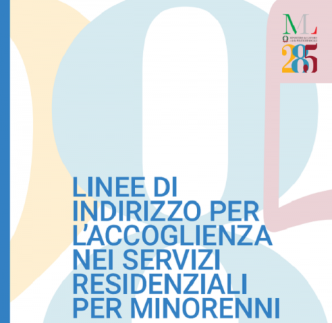 Linee di indirizzo per l'accoglienza nei servizi residenziali