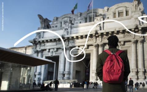 copertina del Manifesto in 10 punti per l’inclusione dei minorenni e giovani migranti di Save the Children