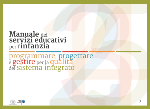 copertina della prima edizione del Manuale dei servizi educativi per l’infanzia