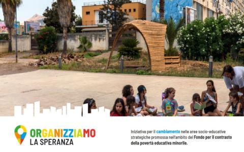 homepage del sito www.organizziamolasperanza.it