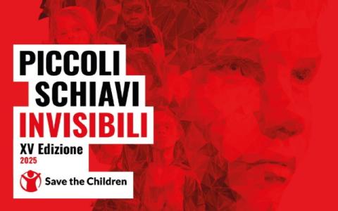 copertina del rapporto Piccoli Schiavi Invisibili 2025