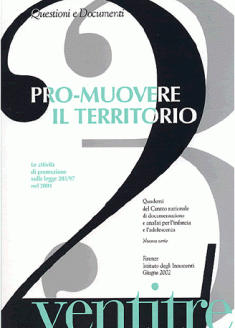 copertina del Quaderno 23 dal titolo Pro-muovere il territorio