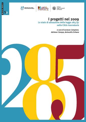 copertina del Quaderno 52 - Relazione sullo stato di attuazione della L. 285 anno 2009