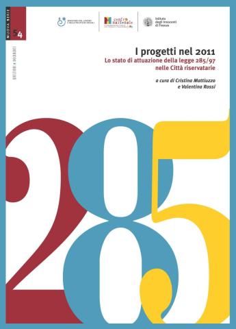 copertina del Quaderno 54 - Relazione sullo stato di attuazione della L. 285 anno 2011