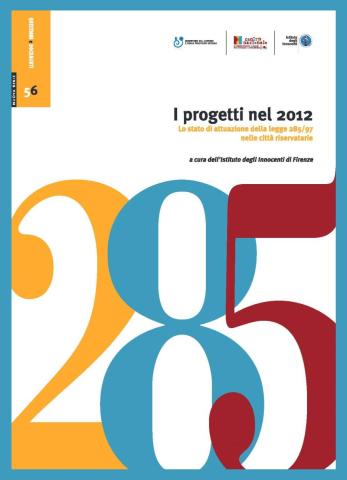 copertina del Quaderno 59 - Relazione sullo stato di attuazione della L. 285 anno 2012