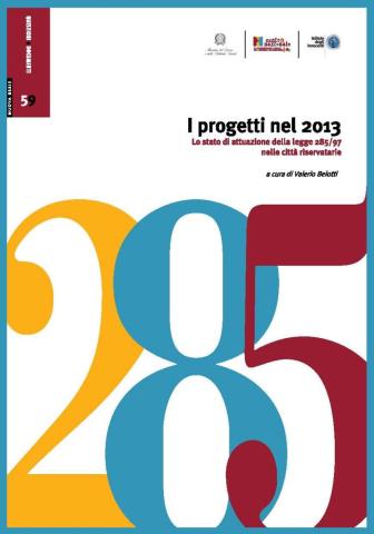 copertina del Quaderno 59 - Relazione sullo stato di attuazione della L. 285 anno 2013