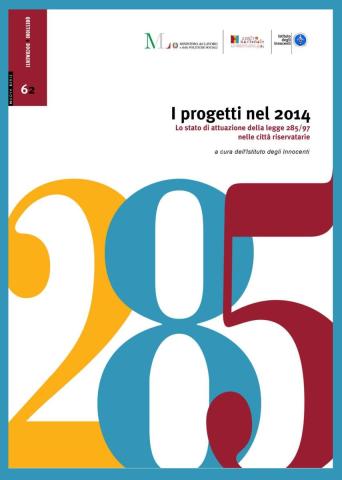 copertina del Quaderno 62 - Relazione sullo stato di attuazione della L. 285 anno 2014