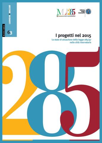 copertina del Quaderno 63 - Relazione sullo stato di attuazione della L. 285 anno 2015