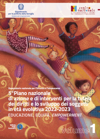 cover del Quinto piano nazionale d'azione infanzia e adolescenza