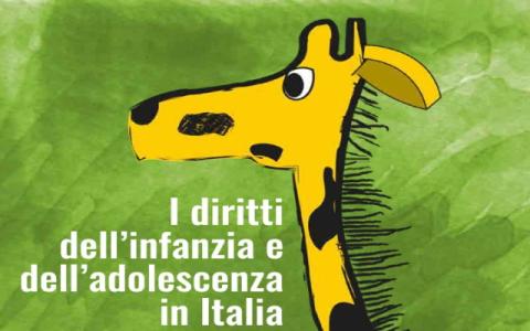 copertina del rapporto I diritti dell’infanzia e dell’adolescenza in Italia. I dati regione per regione
