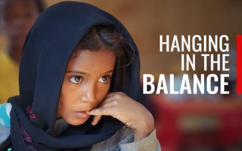 copertina del rapporto Hanging in the Balance: Yemeni Children’s Struggle for Education