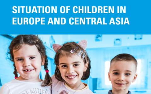 cover del rapporto Unicef Situation of children in Europe and Central Asia