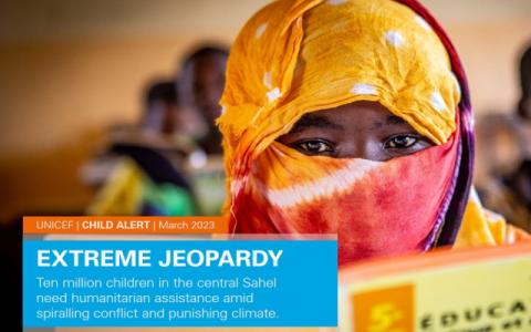 cover del rapporto Unicef Extreme jeopardy