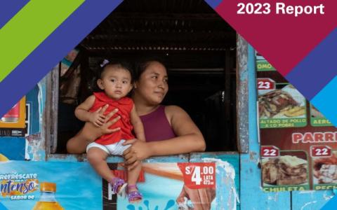 cover del rapporto Unicef Childhood overweight on the rise. Is it too late to turn the tide in Latin America and the Caribbean?