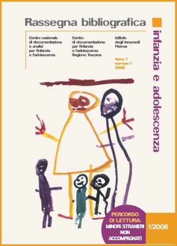 copertina della Rassegna bibliografica 1/2006 - Minori stranieri non accompagnati