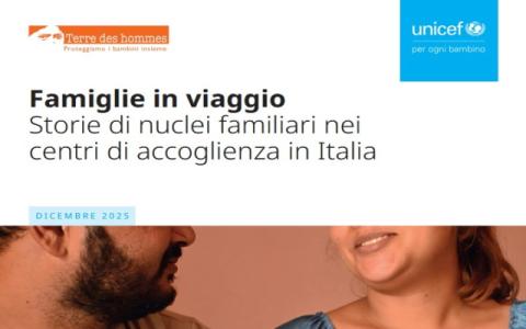 copertina del rapporto Famiglie in viaggio