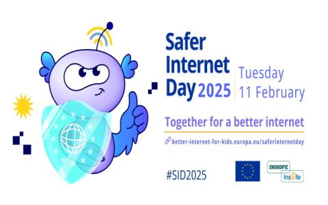 locandina del Safer Internet Day 2025