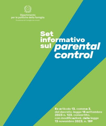 copertina del Set informativo sul parental control