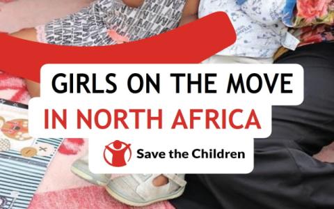 cover dello studio Save the Children Girls on the Move in North Africa