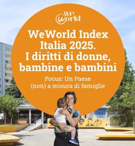 copertina del WeWorld Index Italia 2025