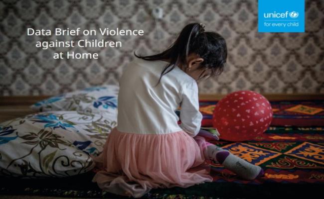 copertina del Data Brief on Violence against Children at Home