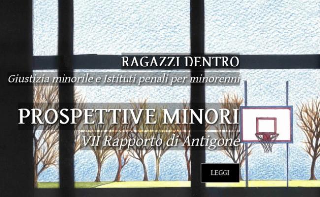 copertina del VII Rapporto sulla giustizia minorile in Italia dell’associazione Antigone