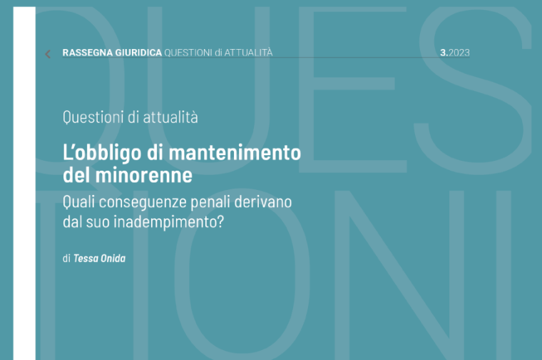 Cover obbligo di mantenimento in favore dei figli