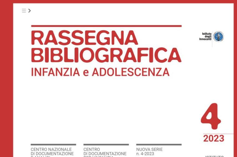 Cover Rassegna bibliografica 4/2023