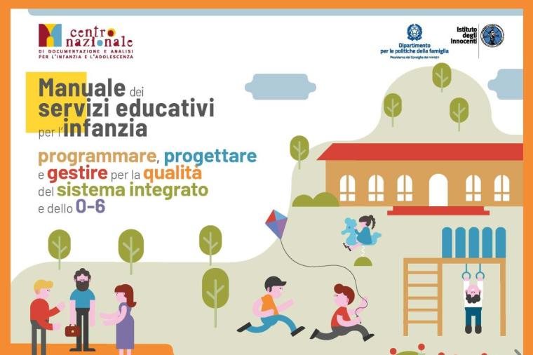 cover della sesta edizione del Manuale dei servizi educativi per l'infanzia