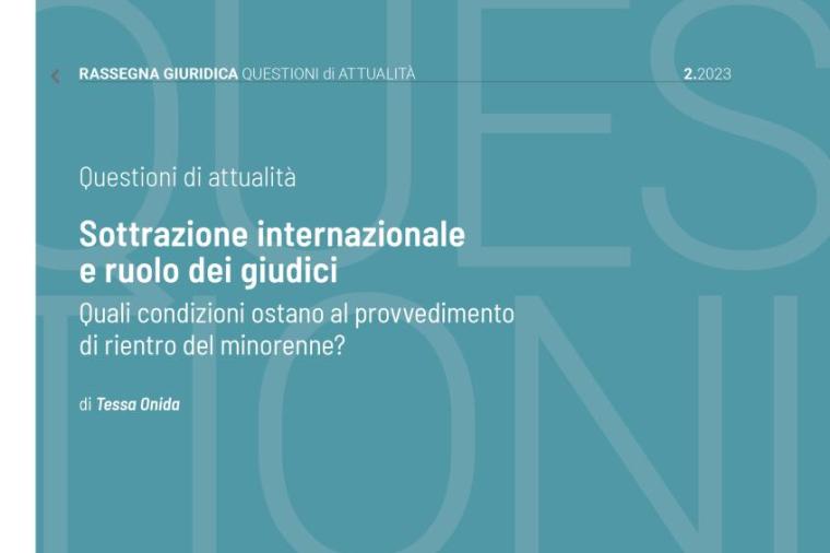 Quali condizioni ostano al provvedimento di rientro del minorenne?