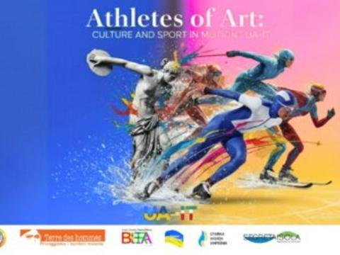 locandina del progetto Athletes of Art