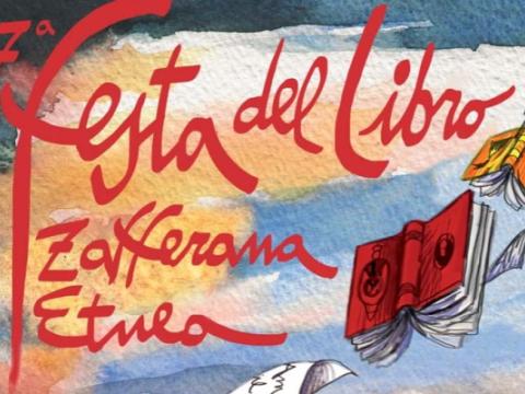 locandina della Festa del Libro di Zafferana Etnea 2024