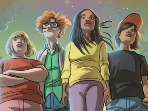 copertina del fumetto L’attimo decisivo, realizzato nell’ambito della campagna nazionale di sensibilizzazione sulle buone pratiche di protezione civile Io non rischio