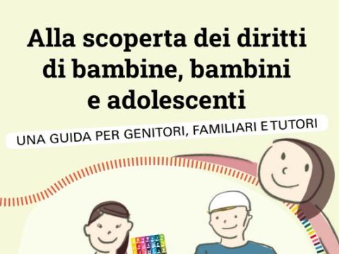 copertina della guida Alla scoperta dei diritti di bambine, bambini e adolescenti