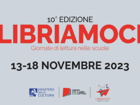 locandina della campagna nazionale Libriamoci. Giornate di lettura nelle scuole 2023