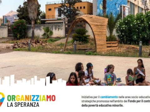 homepage del sito www.organizziamolasperanza.it