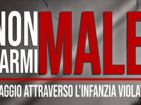 locandina del podcast Non farmi male – Viaggio attraverso l’infanzia violata, ideato da Terre des Hommes e scritto da Roberta Lippi 